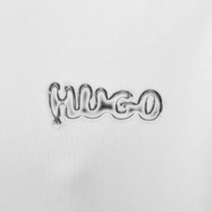 Image number 4 for HUGO Blue Nyrohood Hoodie White