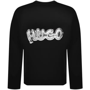 Image number 5 for HUGO Blue Nyrocrew Sweatshirt Black