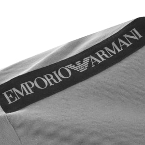 Image number 4 for Emporio Armani Core Logo Band T Shirt Shade Grey