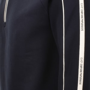 Image number 5 for EA7 Emporio Armani Logo Sweatshirt Blue