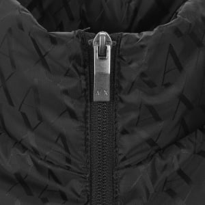 Image number 4 for Armani Exchange Padded Down Jacket Black