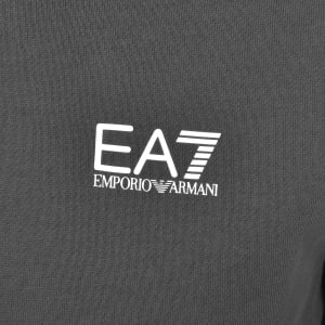 Image number 4 for EA7 Emporio Armani Logo Hoodie Grey