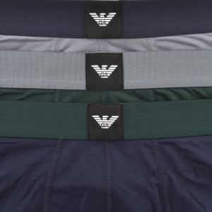 Image number 5 for Emporio Armani Underwear 3 Pack Boxer Trunks