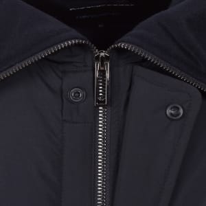 Image number 5 for Emporio Armani Padded Jacket Iconico Navy
