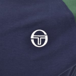 Image number 4 for Sergio Tacchini Ringer T Shirt Blue