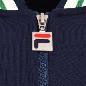 Image number 4 for Fila Settanta Baseball Track Top Fila Navy