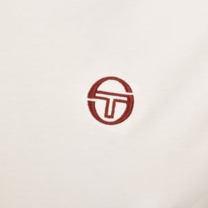 Image number 4 for Sergio Tacchini Trento T Shirt Off White