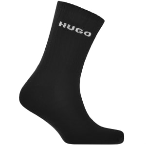 Image number 4 for HUGO 3 Pack Socks in Gift Box Black