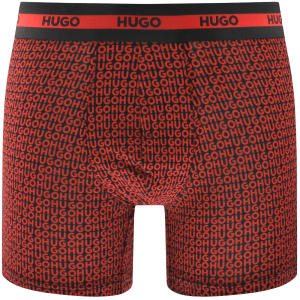 Image number 4 for HUGO 3 Pack Boxer Briefs Black
