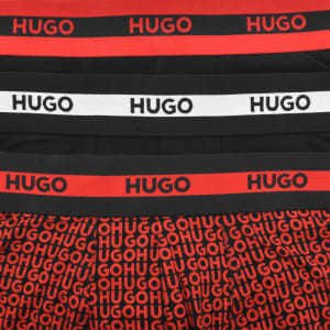 Image number 5 for HUGO 3 Pack Boxer Briefs Black
