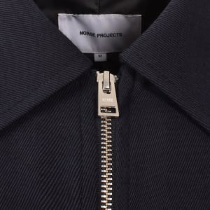 Image number 4 for Norse Projects Askel Cavalry Wool Jacket Navy
