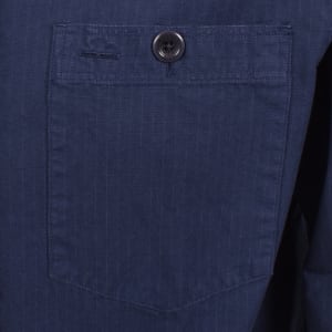 Image number 4 for Norse Projects Algot Ripstop Relaxed Shirt Blue