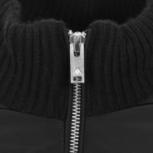 Image number 5 for Moose Knuckles Magnus Knit Hybrid Jacket Black