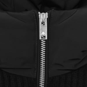 Image number 5 for Moose Knuckles Glenvale Knit Hybrid Jacket Black