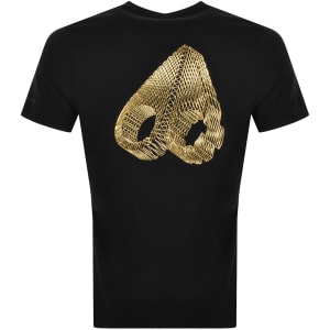 Image number 5 for Moose Knuckles Keshi Gold T Shirt Black