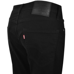 Image number 4 for Levis 502 Regular Tapered Jeans Black