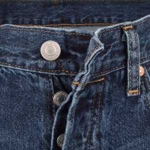 Image number 5 for Levis 501 Original Jeans Mid Wash Blue