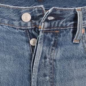 Image number 5 for Levis 501 Original Jeans Light Wash Blue