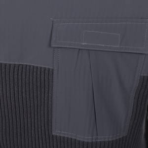 Image number 4 for G-Star Woven Mix Knit Jumper Blue