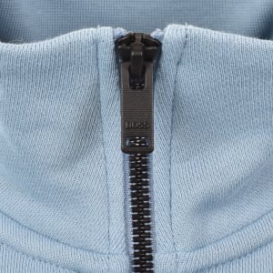 Image number 4 for BOSS Zetrust Quarter Zip Sweatshirt Blue