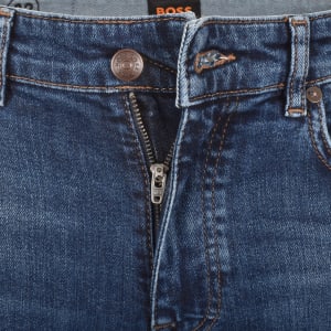 Image number 5 for BOSS Delaware Slim Fit Jeans Dark Blue