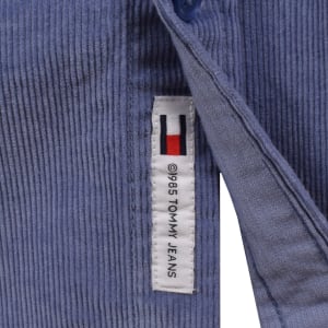 Image number 5 for Tommy Jeans Corduroy Shirt Soft Sapphire Blue
