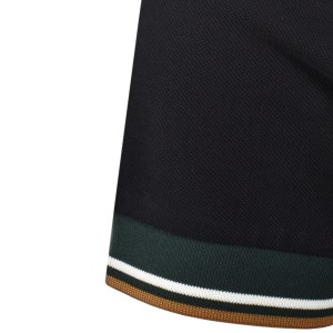 Image number 4 for Fred Perry Twin Tipped Cuff T Shirt Black
