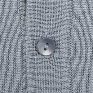 Image number 4 for Fred Perry Cable Knit Polo Shirt Blue
