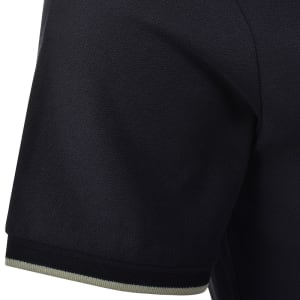 Image number 4 for Fred Perry Crepe Pique T Shirt Navy