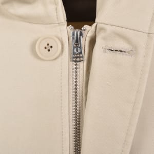 Image number 5 for Fred Perry Groundsman Parka Jacket Beige