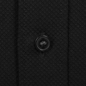 Image number 4 for Fred Perry Pique Polo Collar Shirt Black