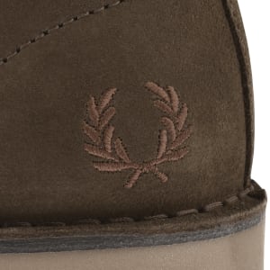 Image number 4 for Fred Perry Hawley Suede Shoes Brown