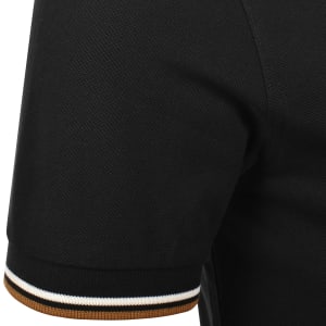 Image number 5 for Fred Perry Twin Tipped Polo T Shirt Black