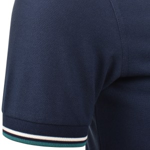 Image number 5 for Fred Perry Twin Tipped Polo T Shirt Blue
