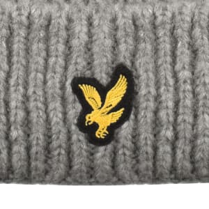 Image number 4 for Lyle And Scott Scarf And Beanie Set Grey