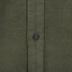 Image number 4 for Lyle And Scott Corduroy Long Sleeve Shirt Green