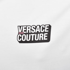 Image number 4 for Versace Jeans Couture Flock T Shirt White
