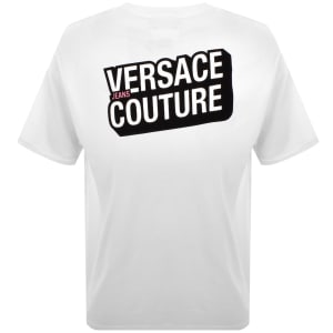 Image number 5 for Versace Jeans Couture Flock T Shirt White
