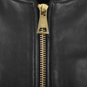 Image number 5 for Versace Jeans Couture Leather Jacket Black