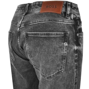 Image number 4 for BOSS Re Maine Regular Fit Jeans Grey