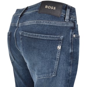 Image number 4 for BOSS Delaware Slim Fit Jeans Blue