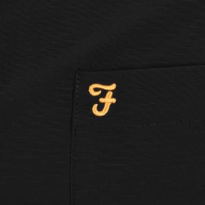 Image number 4 for Farah Fintoni Long Sleeve Overshirt Black