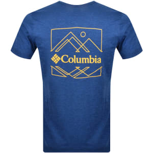 Image number 5 for Columbia Kwick Hike T Shirt Blue