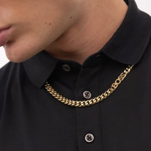 Image number 4 for BOSS Kassy Chain Necklace Gold