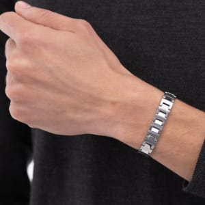 Image number 4 for BOSS Candor Link Bracelet Silver