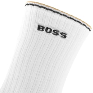 Image number 5 for BOSS 3 Pack Quarter Length Rib Socks
