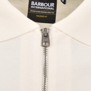 Image number 4 for Barbour International Buxton Polo T Shirt Cream