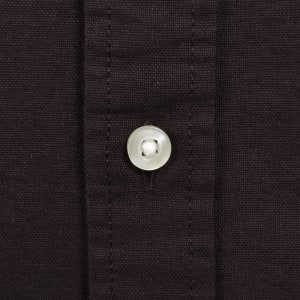 Image number 4 for Barbour Long Sleeved Oxtown Shirt Brown