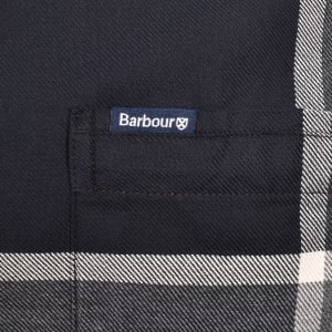 Image number 4 for Barbour Dunoon Tailored Shirt Navy