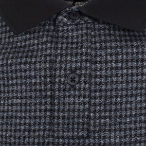 Image number 4 for Tommy Hilfiger Mouline Check Jacquard Polo Blue